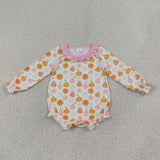RTS  Matching clothing kids pumpkin print baby girl fall clothing-2026.7.30