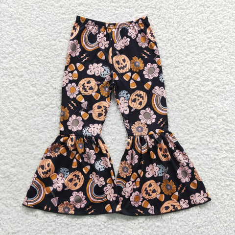 Kids halloween cute bell bottom pants