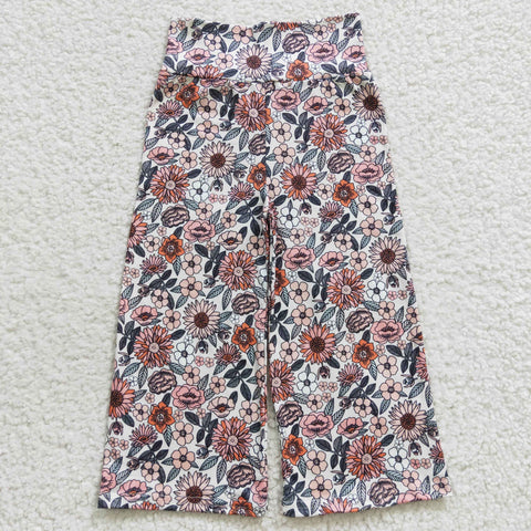 Kids baby floral boutique loose long pants