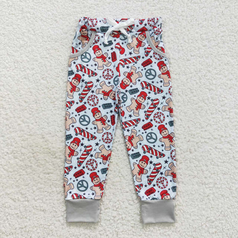 Toddler kids ginger skateboard long pants