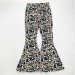 P0583  adult clothes camouflage adult womens bell bottoms pant jeans pant