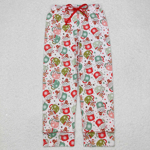 P0601   adult pant gingerbread man adult women christmas winter pant