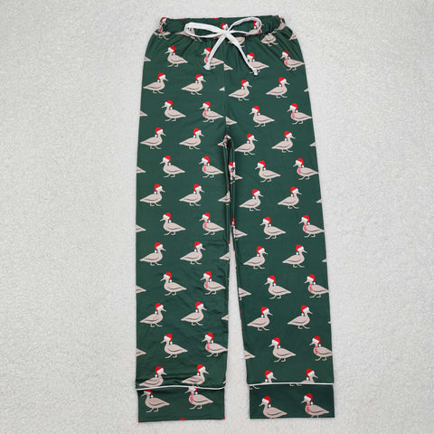 P0636   adult pant  mallard adult men christmas pajamas pant