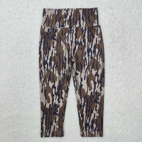 P0689   baby girl clothes camouflage girl winter yoga pant