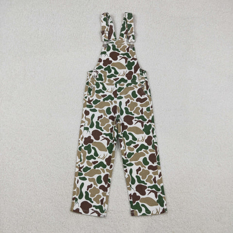 P0828    toddler boy clothes camouflage boy winter overalls