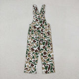 P0828    toddler boy clothes camouflage boy winter overalls