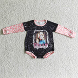 5.5 LR0180 black and pink baby romper