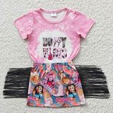 2.99  GSD0317 vibes pink tassel girls outfits