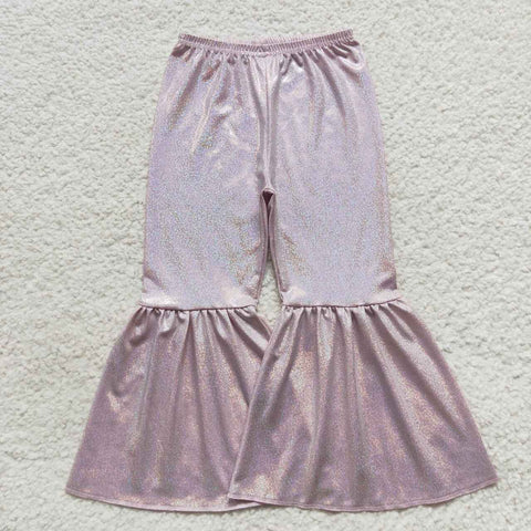 P0179 pink girls bell bottom pants