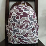 BA0140 purple Print Kids Girls Back To School Bags