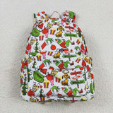 BA0138 christmas gifit Print Kids Girls Back To School Bags