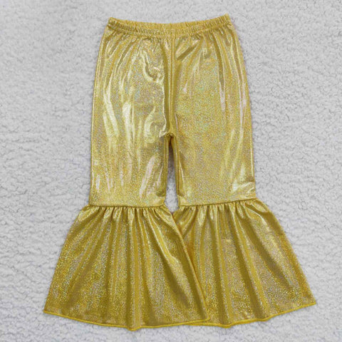 P0182 girls yellow bell bottom