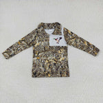 BT0332 duck print shirt