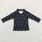 BT0398 long sleeve Black boys shirt