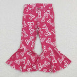 P0295 pink girl bell bottom