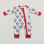 LR0700 christmas long sleeve baby romper