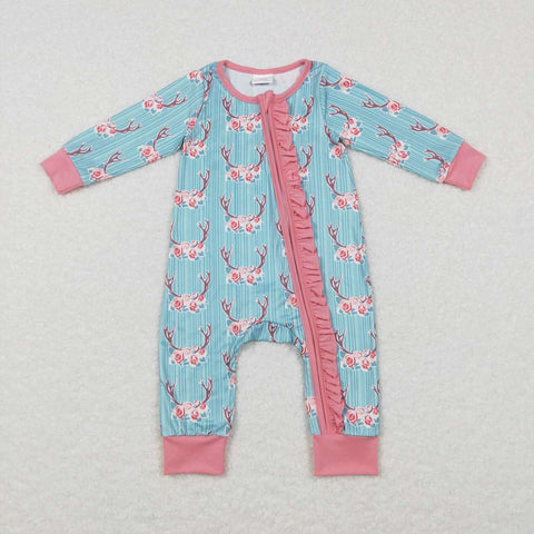 LR0712 long sleeve baby romper