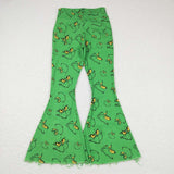 P0323  adult grinch flare jeans