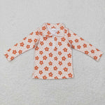 GT0362 flower long sleeve baby shirt