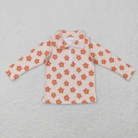 GT0362 flower long sleeve baby shirt