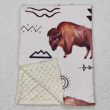 BL0068 brown baby blanket