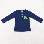 GT0355 blue long sleeve boy shirt