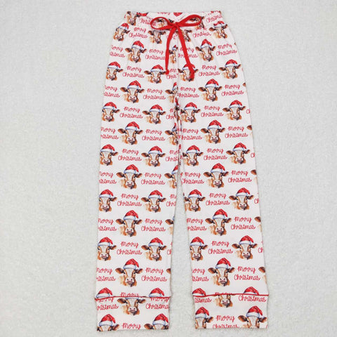 P0321 adult merry christmas heifer long pants