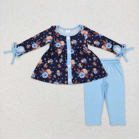 GLP0756 long sleeve shirt and pants girl outfits