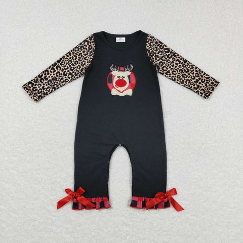 LR0730 long sleeve christmas baby romper