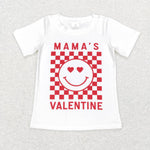 BT0445 toddler clothes mama's valentines day tshirt clothes