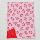 BL0089 pink baby blanket