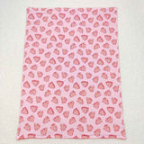 BL0089 pink baby blanket