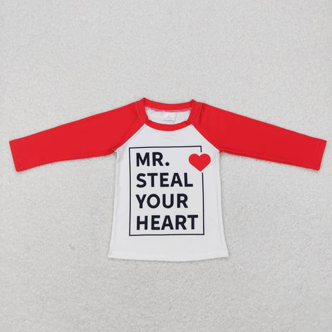 BT0441 red long sleeve boy shirt