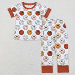 BSPO0225  short sleeve shirt and pants boy outfits