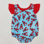 SR0458 short sleeve baby romper