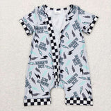 SR0563 short sleeve baby romper