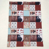 BL0080 cow baby blanket