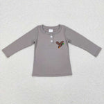 GT0353 gray long sleeve shirt