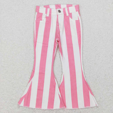 P0315 pink and white long pants