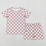 BSSO0326 short sleeve shirt and shorts boy outfits