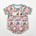 SR0508  short sleeve baby romper