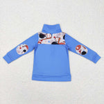 BT0466 blue long sleeve boy shirt