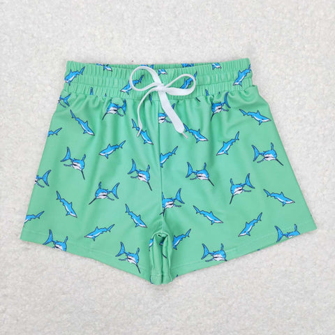 S0173 Dolphin green boy shorts