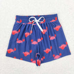 S0170 crab blue boy shorts