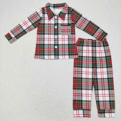 BLP0444 long sleeve shirt and pants boy outfits