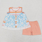 GSSO0403 flower pocket girls outfits