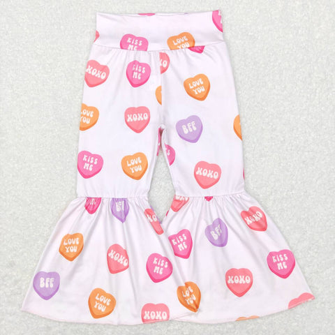 P0367 heart pink long pants