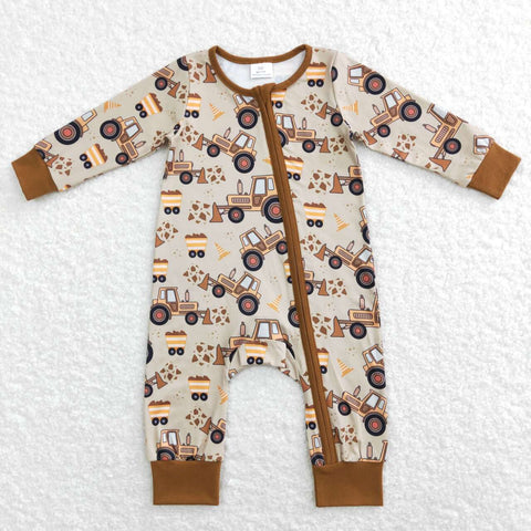 LR0816 duck long sleeve baby romper