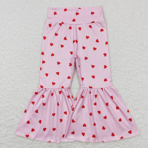 P0339  pink long pants bell bottom