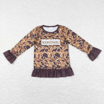 GT0405 brown long sleeve girl shirt